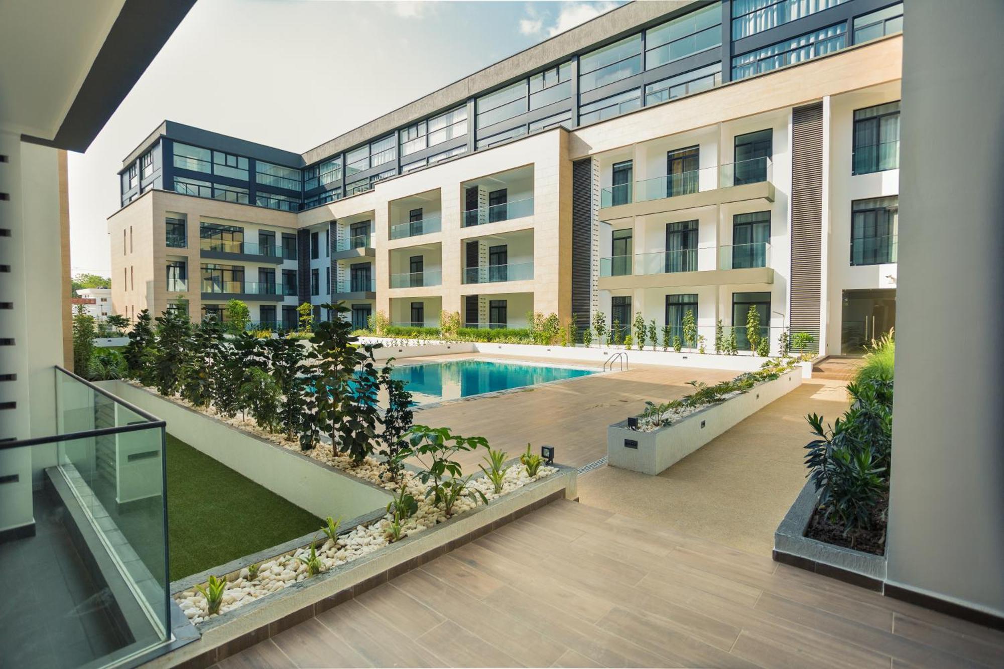 Accra Luxury Apartments At Embassy Gardens Kültér fotó